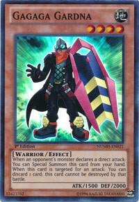 Gagaga Gardna - Number Hunters YuGiOh trading card