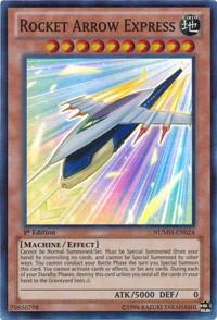 Rocket Arrow Express - Number Hunters (NUMH) #NUMH-EN024 - Super Rare YuGiOh Trading Card
