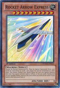 Rocket Arrow Express - Number Hunters (NUMH) #NUMH-EN024 - Super Rare YuGiOh Trading Card