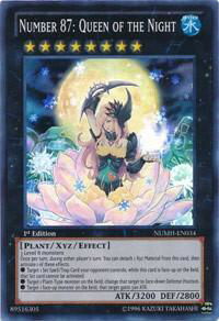 Number 87: Queen of the Night - Number Hunters (NUMH) #NUMH-EN034 - Super Rare YuGiOh Trading Card