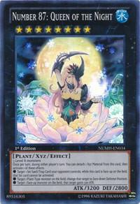 Number 87: Queen of the Night - Number Hunters YuGiOh trading card