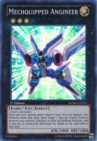 Mechquipped Angineer - Number Hunters (NUMH) #NUMH-EN035 - Super Rare YuGiOh Trading Card