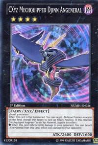 CXyz Mechquipped Djinn Angeneral - Number Hunters YuGiOh trading card