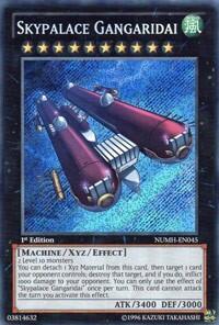 Skypalace Gangaridai - Number Hunters (NUMH) #NUMH-EN045 - Secret Rare YuGiOh Trading Card