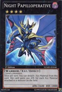 Night Papilloperative - Number Hunters (NUMH) #NUMH-EN048 - Super Rare YuGiOh Trading Card