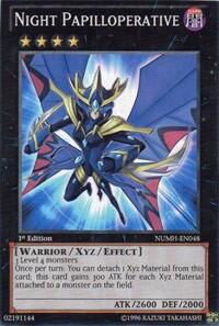 Night Papilloperative - Number Hunters (NUMH) #NUMH-EN048 - Super Rare YuGiOh Trading Card