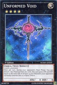 Unformed Void trading card from Number Hunters Unformed Void - Number Hunters YuGiOh trading card