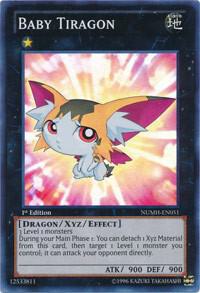 Baby Tiragon - Number Hunters YuGiOh trading card