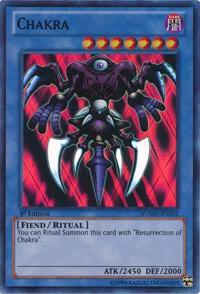 Chakra - Number Hunters YuGiOh trading card