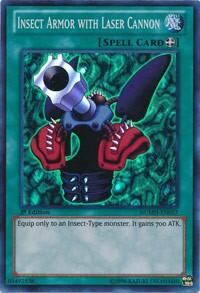 Insect Armor with Laser Cannon - Number Hunters (NUMH) #NUMH-EN057 - Super Rare YuGiOh Trading Card