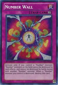 Number Wall - Number Hunters (NUMH) #NUMH-EN058 - Secret Rare YuGiOh Trading Card