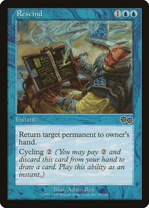 Rescind - Urza's Saga (USG) #92 - Common Magic: The Gathering Trading Card