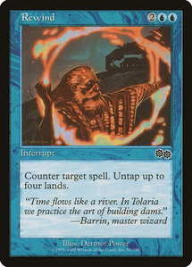 Rewind - Urza's Saga (USG) #93 - Common Magic: The Gathering Trading Card