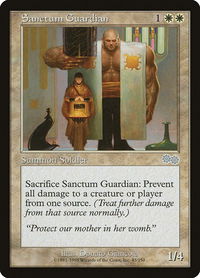 Sanctum Guardian - Urza's Saga (USG) #43 - Uncommon Magic: The Gathering Trading Card
