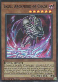 Skull Archfiend of Chaos - Chaos Origins (CORI) #CORI-EN002 - Super Rare YuGiOh Trading Card
