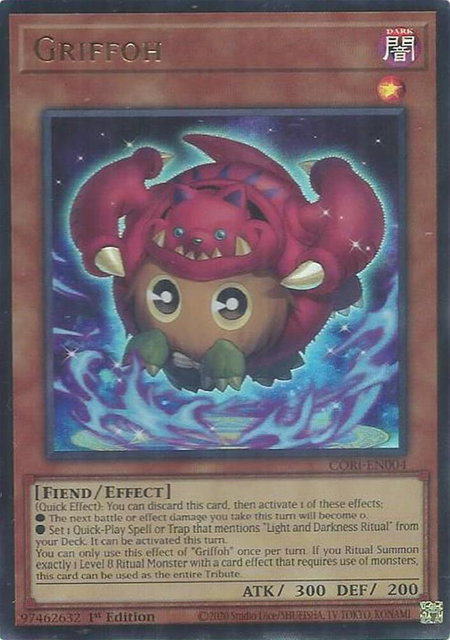 Griffoh - Chaos Origins YuGiOh trading card