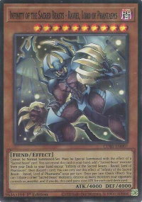 Infinity of the Sacred Beasts - Raviel, Lord of Phantasms - Chaos Origins (CORI) #CORI-EN007 - Super Rare YuGiOh Trading Card