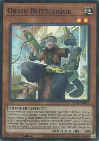 Grain Blitzclique - Chaos Origins (CORI) #CORI-EN013 - Super Rare YuGiOh Trading Card