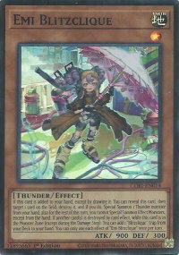 Emi Blitzclique - Chaos Origins (CORI) #CORI-EN014 - Super Rare YuGiOh Trading Card