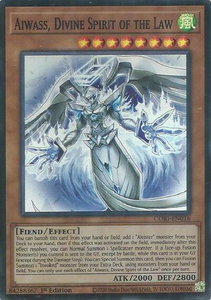 Aiwass, Divine Spirit of the Law - Chaos Origins (CORI) #CORI-EN016 - Super Rare YuGiOh Trading Card