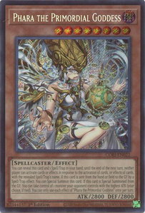 Phara the Primordial Goddess (Secret Rare) - Chaos Origins (CORI) #CORI-EN022 - Secret Rare YuGiOh Trading Card