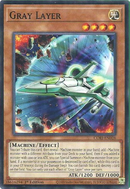 Gray Layer - Chaos Origins YuGiOh trading card