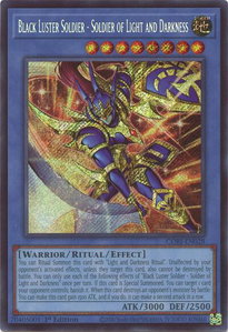 Black Luster Soldier - Soldier of Light and Darkness (Secret Rare) - Chaos Origins (CORI) #CORI-EN028 - Secret Rare YuGiOh Trading Card