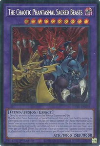 The Chaotic Phantasmal Sacred Beasts (Secret Rare) - Chaos Origins (CORI) #CORI-EN029 - Secret Rare YuGiOh Trading Card