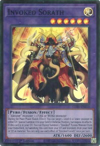 Invoked Sorath - Chaos Origins (CORI) #CORI-EN030 - Super Rare YuGiOh Trading Card