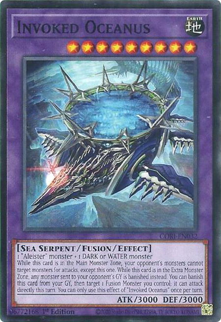 Invoked Oceanus - Chaos Origins YuGiOh trading card