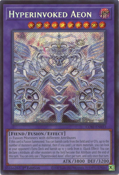Hyperinvoked Aeon - Chaos Origins YuGiOh trading card