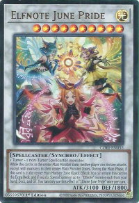 Elfnote June Pride - Chaos Origins (CORI) #CORI-EN035 - Ultra Rare YuGiOh Trading Card