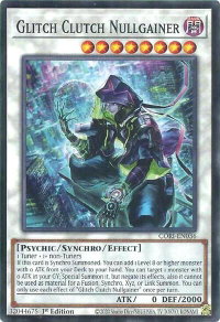 Glitch Clutch Nullgainer - Chaos Origins (CORI) #CORI-EN036 - Common / Short Print YuGiOh Trading Card