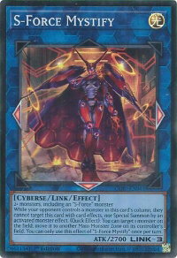 S-Force Mystify - Chaos Origins (CORI) #CORI-EN041 - Super Rare YuGiOh Trading Card