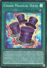Chaos Magical Hats - Chaos Origins (CORI) #CORI-EN046 - Super Rare YuGiOh Trading Card