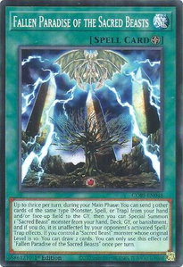 Fallen Paradise of the Sacred Beasts - Chaos Origins (CORI) #CORI-EN048 - Common / Short Print YuGiOh Trading Card