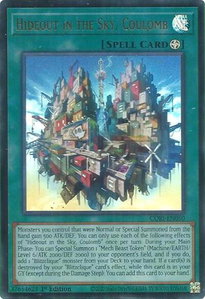 Hideout in the Sky, Coulomb - Chaos Origins (CORI) #CORI-EN050 - Ultra Rare YuGiOh Trading Card