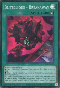 Blitzclique - Breakaway - Chaos Origins (CORI) #CORI-EN051 - Super Rare YuGiOh Trading Card