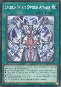 Sacred Spirit Sword Aiwass - Chaos Origins (CORI) #CORI-EN054 - Common / Short Print YuGiOh Trading Card