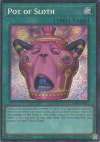 Pot of Sloth - Chaos Origins (CORI) #CORI-EN061 - Secret Rare YuGiOh Trading Card