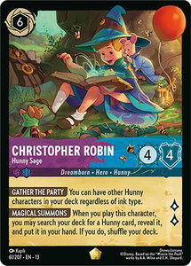 Christopher Robin - Hunny Sage - Attack of the Vine! (13) #61/207 - Legendary Disney Lorcana Trading Card