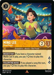 Ming Lee - Proud Parent - Attack of the Vine! (13) #2/207 - Rare Disney Lorcana Trading Card