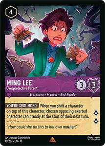 Ming Lee - Overprotective Parent - Attack of the Vine! (13) #49/207 - Rare Disney Lorcana Trading Card