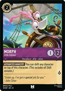 Morph - Little Imitator - Attack of the Vine! (13) #57/207 - Uncommon Disney Lorcana Trading Card
