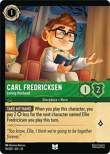 Carl Fredricksen - Loving Husband (Foil) - Attack of the Vine! (13) #74/207 - Uncommon Disney Lorcana Trading Card