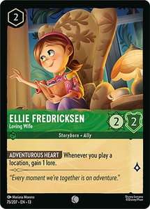 Ellie Fredricksen - Loving Wife - Attack of the Vine! (13) #75/207 - Common Disney Lorcana Trading Card