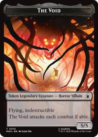 The Void // Squirrel Double-Sided Token - Marvel Super Heroes (MSH) #010/014 - Token Magic: The Gathering Trading Card