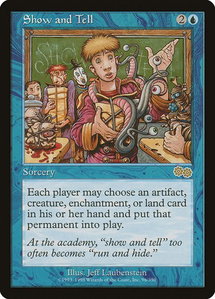 Show and Tell - Urza's Saga (USG) #96 - Rare Magic: The Gathering Trading Card