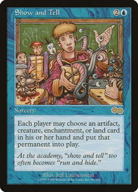 Show and Tell - Urza's Saga (USG) #96 - Rare Magic: The Gathering Trading Card