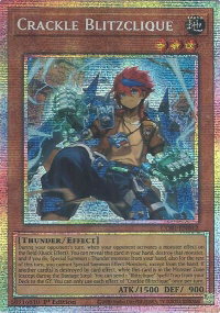 Crackle Blitzclique (Starlight Rare) - Chaos Origins (CORI) #CORI-EN012 - Starlight Rare YuGiOh Trading Card
